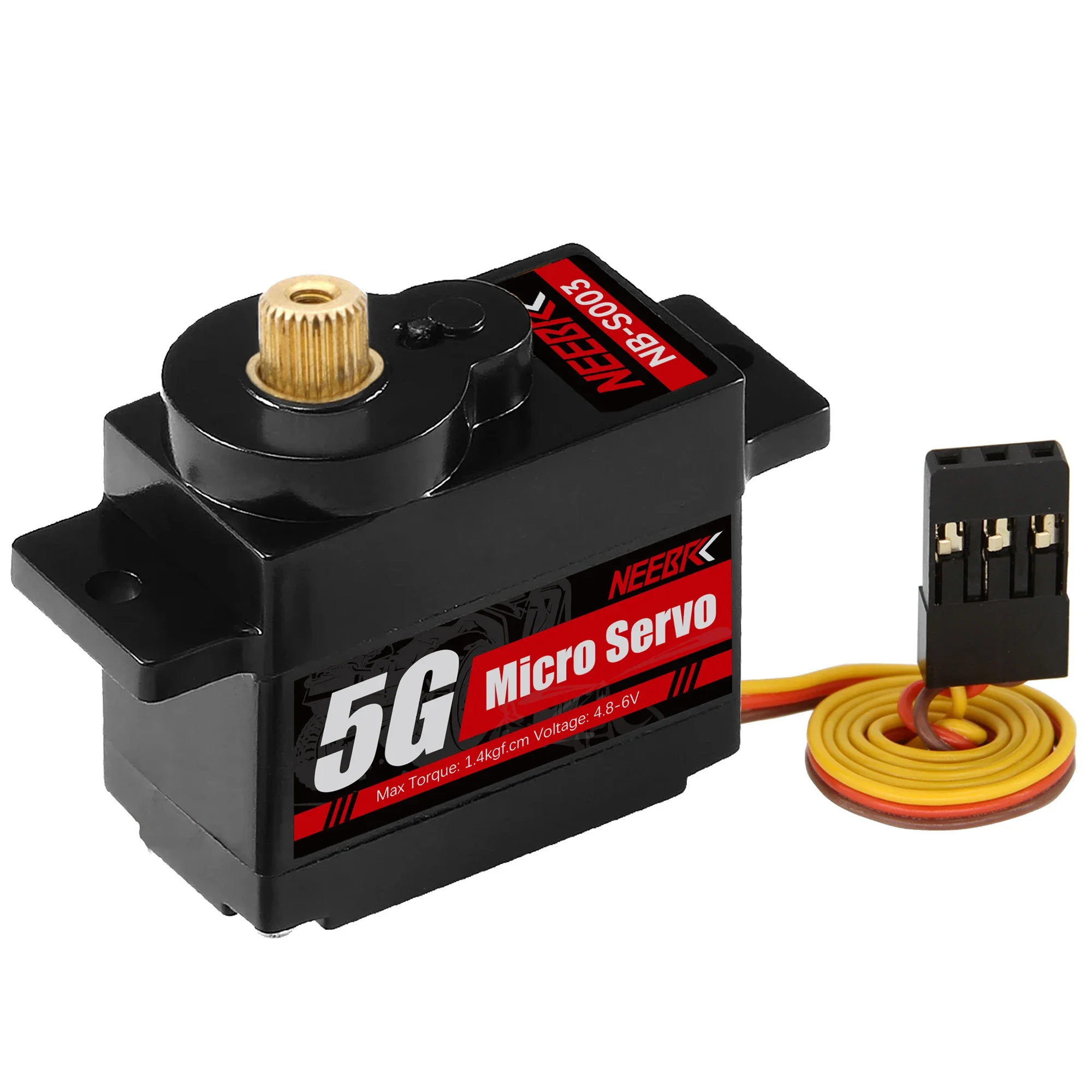 2/4PCS NEEBRC 5G Mini Servo Plastic/Metal Gear Waterdichte Coreless Servomotor voor RC Auto WLtoys K989 K969 Boot Vaste Vleugel Robot