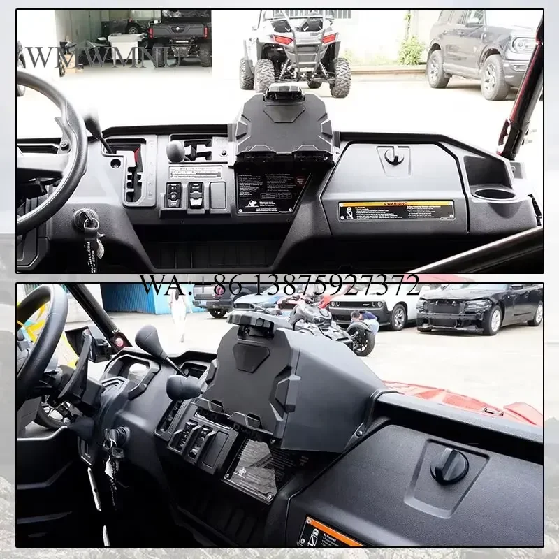 Wmwmnu for YongJin Electronic Device Tablet Phone Holder with Storage Box for Pioneer 1000 2022 2023 view 5