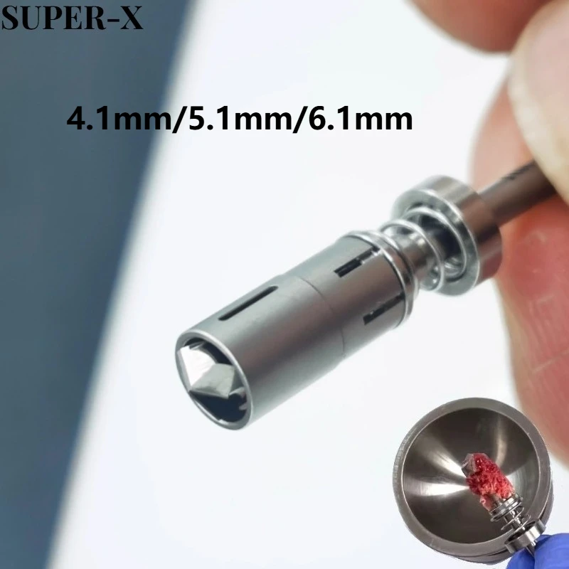 

Dental Trephine Burs Implant Bone Extraction Drill Planting Spring Bone Harvesting Drill Dental Implant Collection Bone Debris