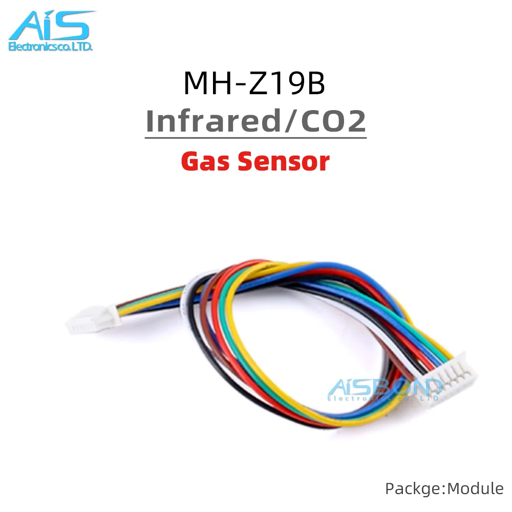 New MH-Z19B MH Z19B MH-Z19 Infrared CO2 Gas Sensor For Monitor 5000PPM NDIR With dupont thread and row needle