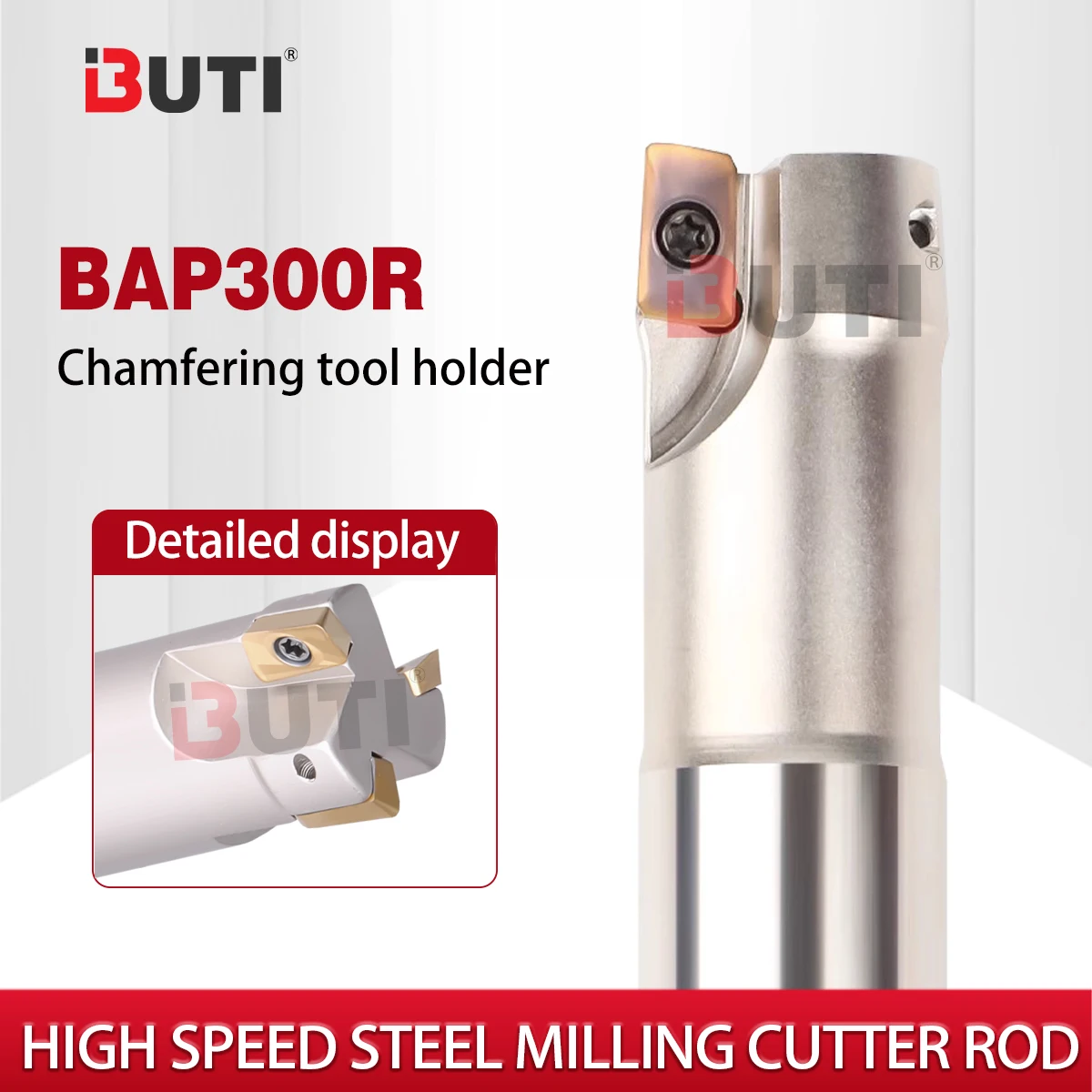 

BAP300R C12-12-130-1T APMT1135PDER-XM CNC Lathe Machining Center Milling Cutter Rod Flat Bottomed Right Angle Milling Cutter Rod