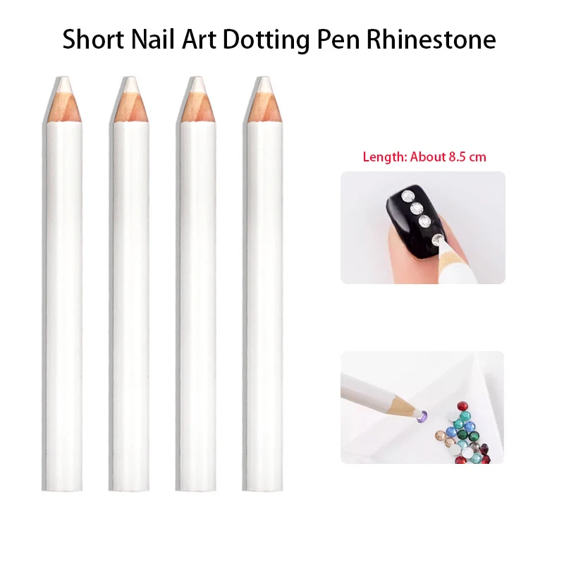 1PC Self Adhesive Wax Rhinestone Picker Pencil For Rhinestones Nail Art Gem Dotting Crystal Pick up Drill Painting Nail Art Tool