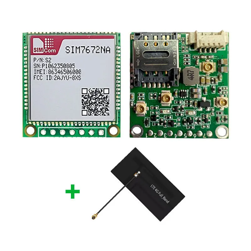 SIMcom SIM7672G/E/NA Core Board Qualcomm Chip Data+GNSS Optional - Voice-Free SIM Card Module for M2M And IoT Applications