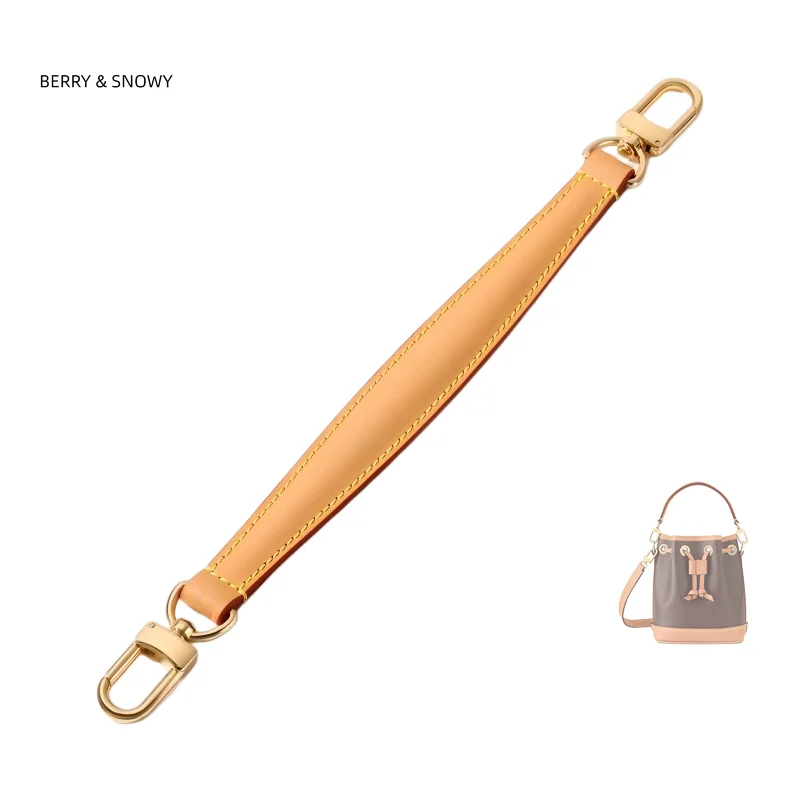 

Berry&Snowy Genuine Vachetta Leather Replacement Handle Strap for NEONOE Bag Customized Handle Chain Accessory