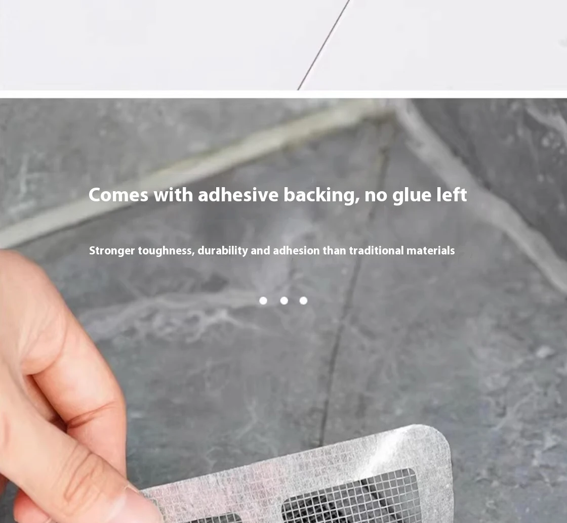Einweg Haar Ablauf Catcher Mesh Anti-blocking Filter Boden Abläufe Aufkleber Dusche Abdeckung Küche Badezimmer Waschbecken Sieb Stopper – Detail 7