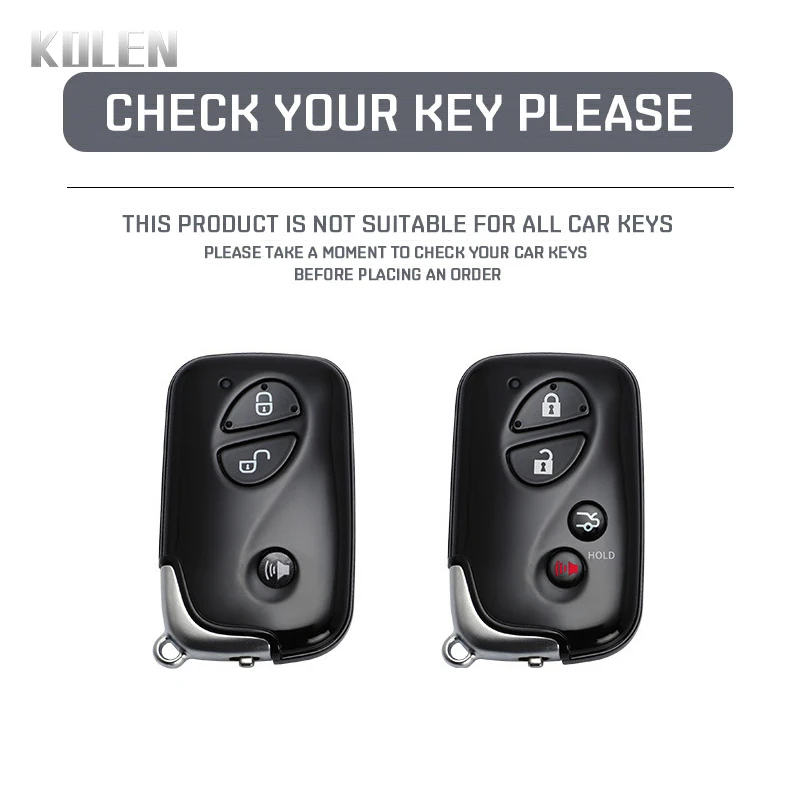 ABS ألياف الكربون نمط سيارة مفتاح القضية غطاء لكزس GS430 ES350 GS350 LX570 IS350 RX350 IS250 المحمية فوب المفاتيح الملحقات