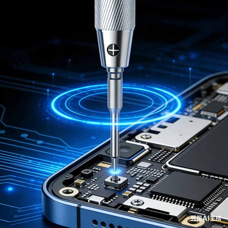 HISEECON 2D 5-in-1 Professional Screwdriver Set: Anti-Slip Magnetic Bits for iPhone, Watch, Camera & Electronics Repair