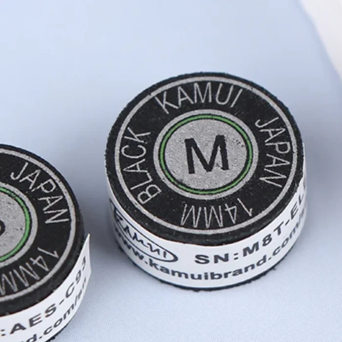 

1Pc 14MM SS/S/M/H Cue Tip Quality Pool Billiard Leather Cue Tip Nine-Ball Cue Head Snooker Cue Tip Billiard Accessories