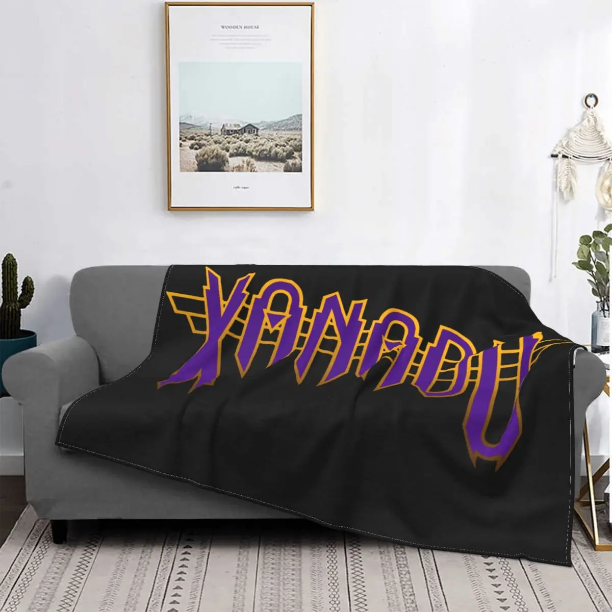 XANADU Olivia Newton John Flannel Blanket Funny Throw Blankets for Home 150*125cm Plush Thin Quilt