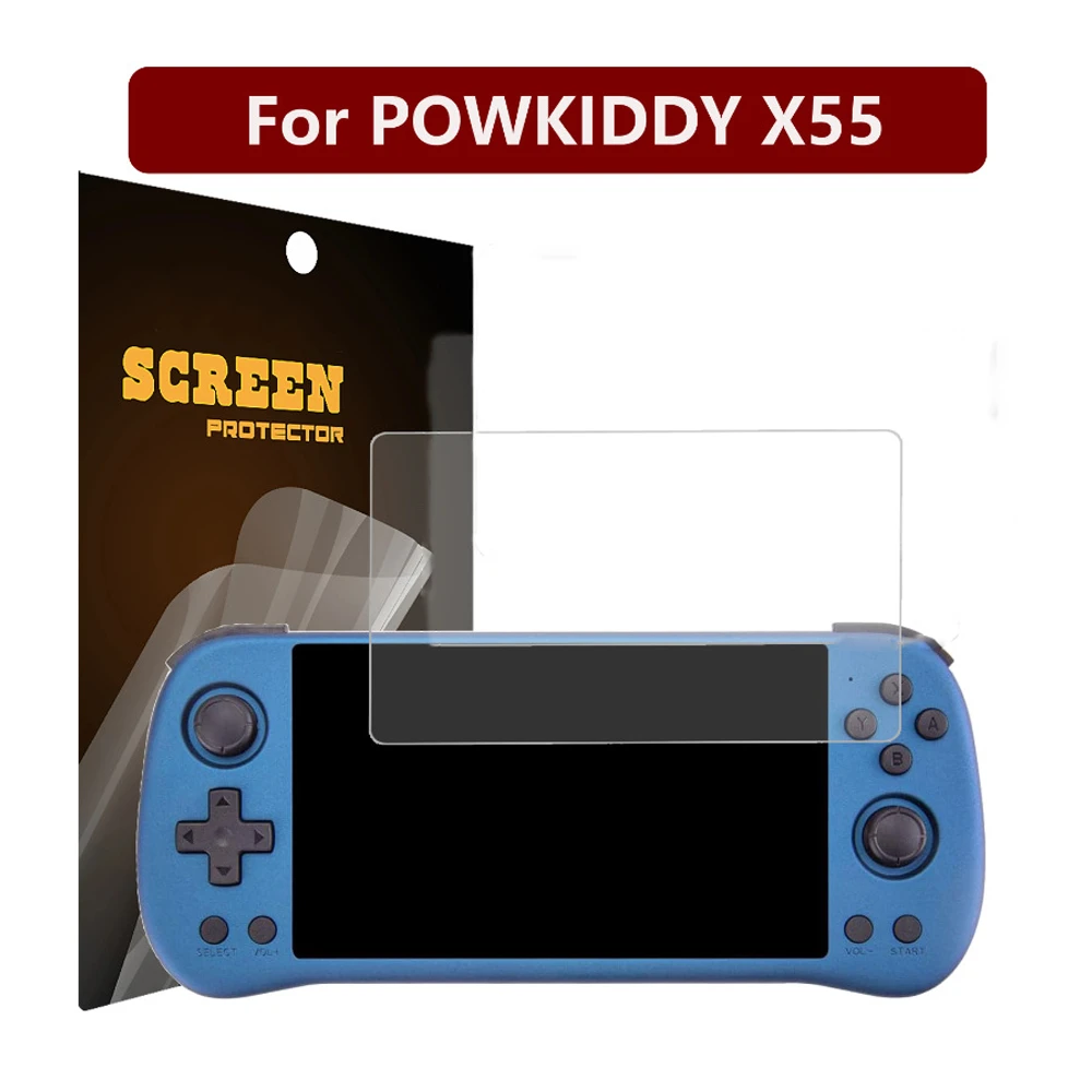 

Tempered Glass Film Screen Protectors for Powkiddy X55 Consoles Scratch Resist Protective Accessories