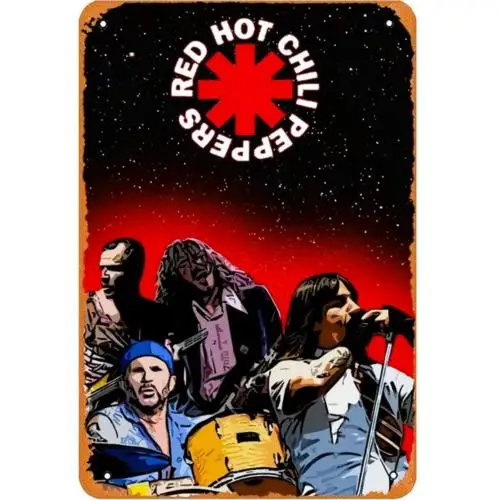 Vintage Rock  Roll Metal Sign R  in Retro Metal Sign
