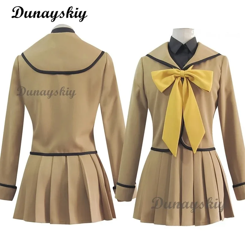 

asdh8@Momozono Nanami God Cosplay Anime kamisama Love Costume Wig Socks Kiss School Uniform JK Sailor Dress SuitCOSda@