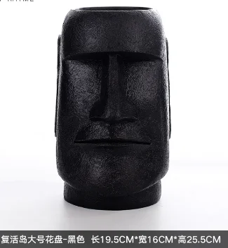 Resurrection Island Stone Statue Nordic Ins TV Cabinet Home Decoration Living Room Creative Resin Small Ornament Crafts