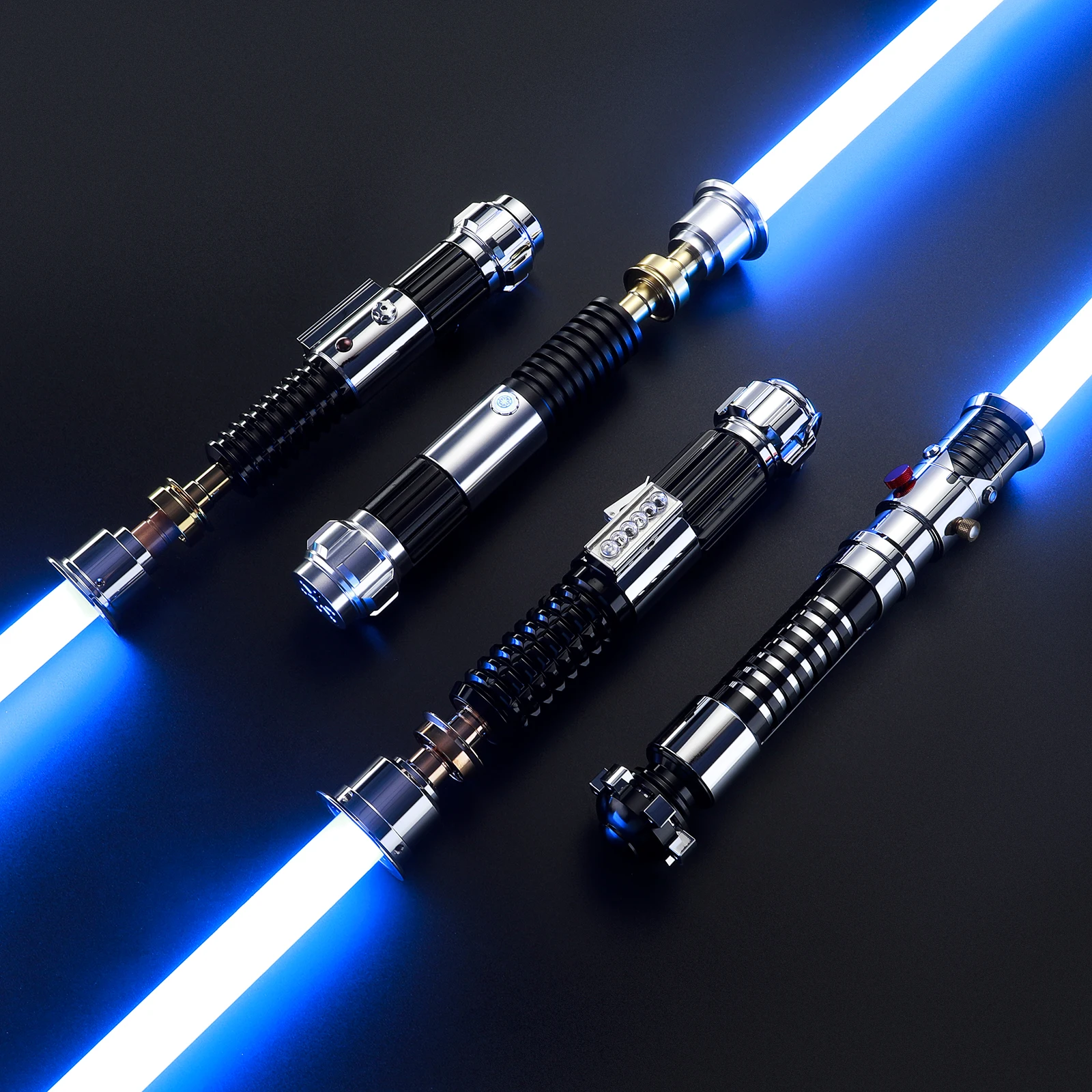 DamienSaber-Sabre laser Obi-Wan Kenobi, Xeno 3.0 Pixel RapDueling, Force FOC, Poignée en métal, Balançoire lisse avec Bluetooth