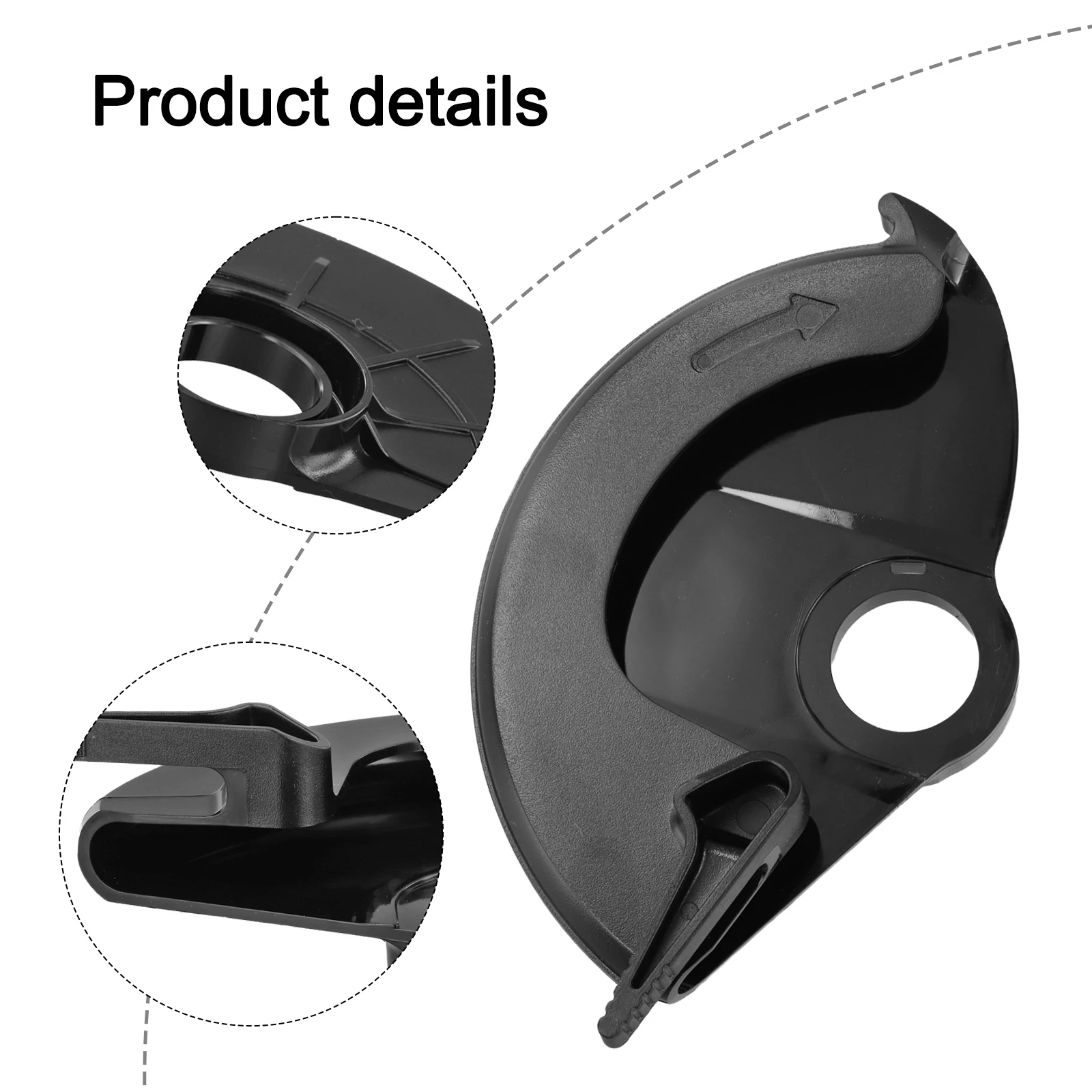 Запасная часть 611925-00 Нижняя защита циркулярной пилы Аксессуар для электроинструмента Черный Аксессуар для аккумуляторной циркулярной пилы