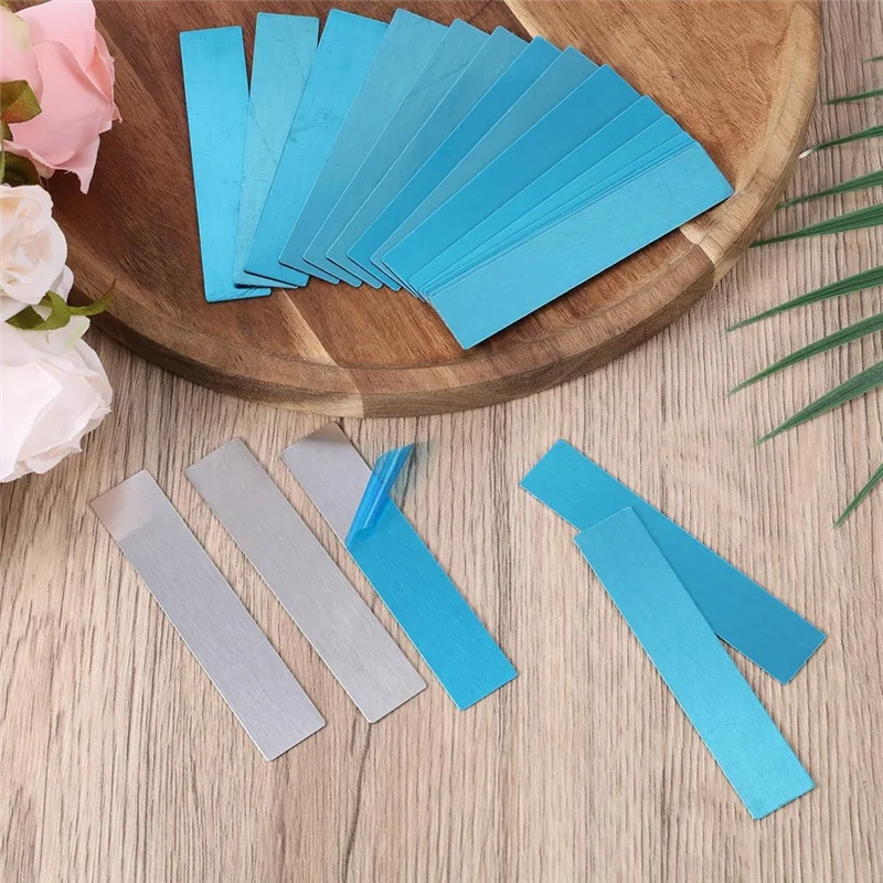 AB66-voor magnetische montage compatibele zelfklevende metalen platen 20 stuks met sterke lijm voor niet-stalen ventilatieopeningen