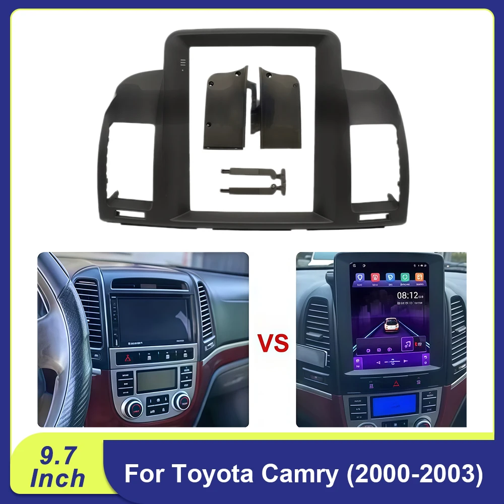 

9.7" Android Radio Dash Kit for Toyota Camry (2000-2003) - Frame & Facia