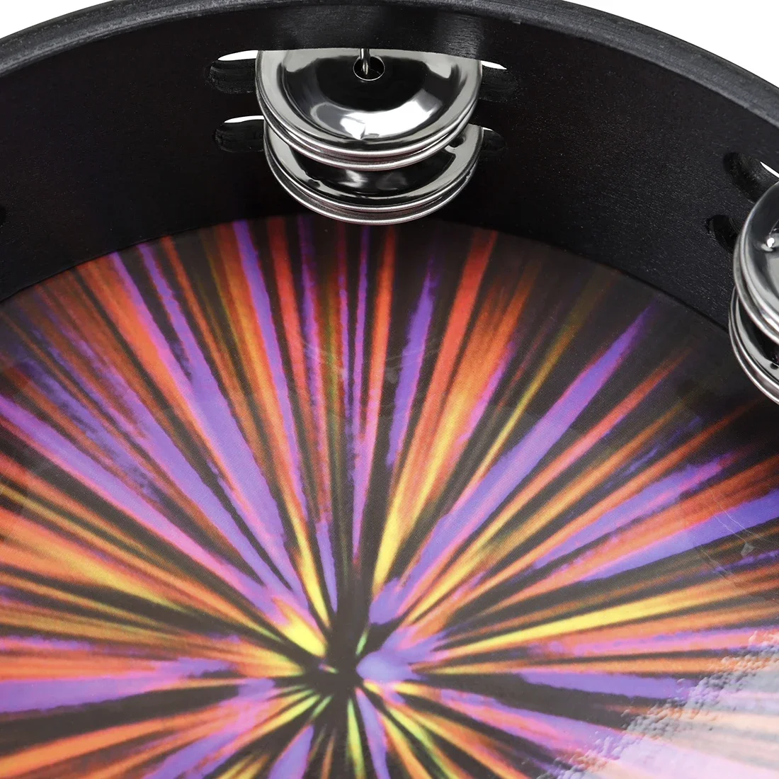 SLADE Orff-Tambour Double NucleoHand en Bois Massif, Tambour en Polyester, Peau, PerSCH Musical, Cadeau pour Enfants, 8 Pouces