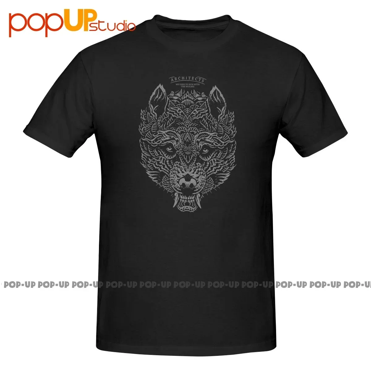 Architects Wolf Head Progressive Metalcore Rock Music Band Shirt T-shirt Tee Cool Fashion