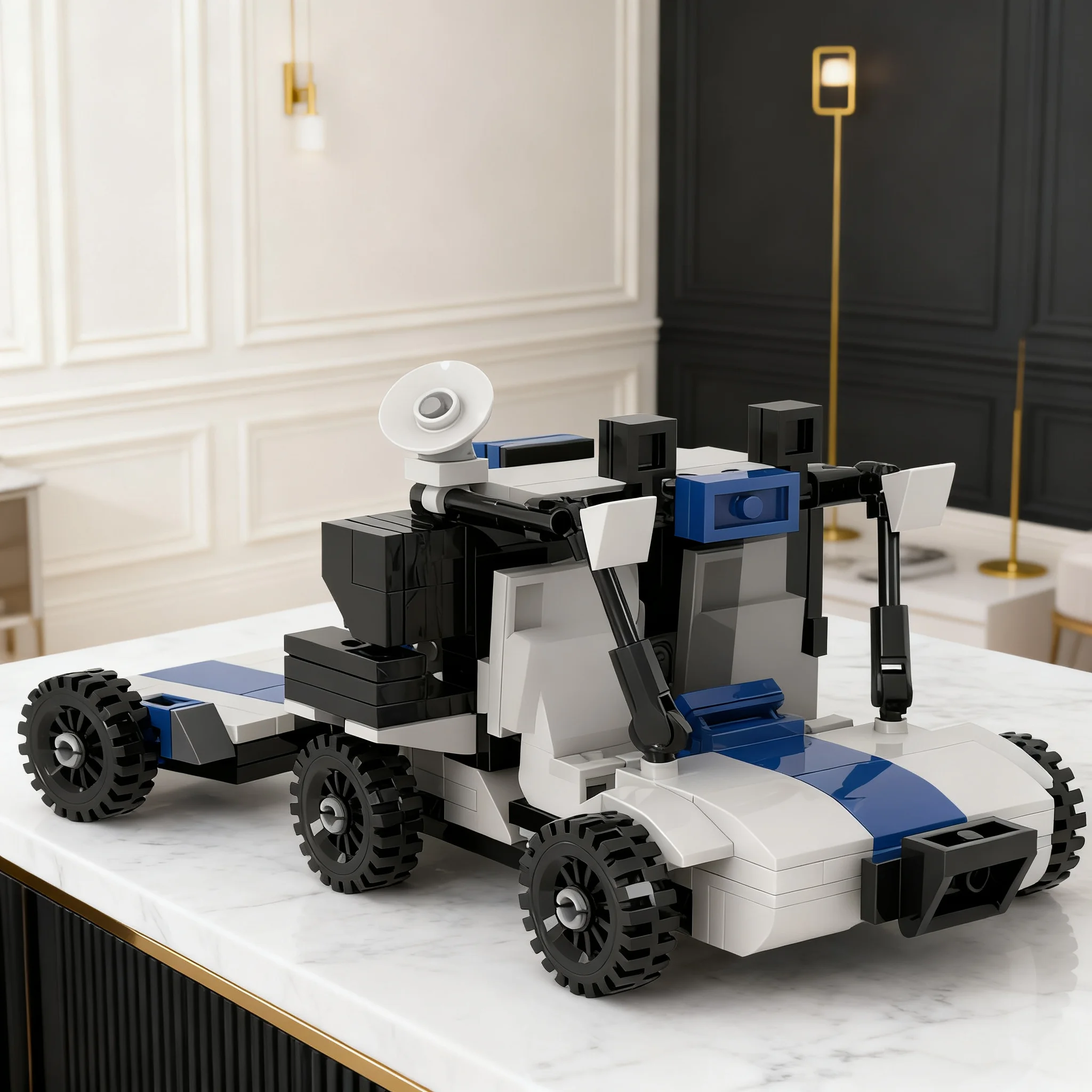 264pcs MOC Space Intuitive Machines - Moon Racer - 1 42 Minifig Scale Model Building Blocks Architecture Birthday Idea Art Craft