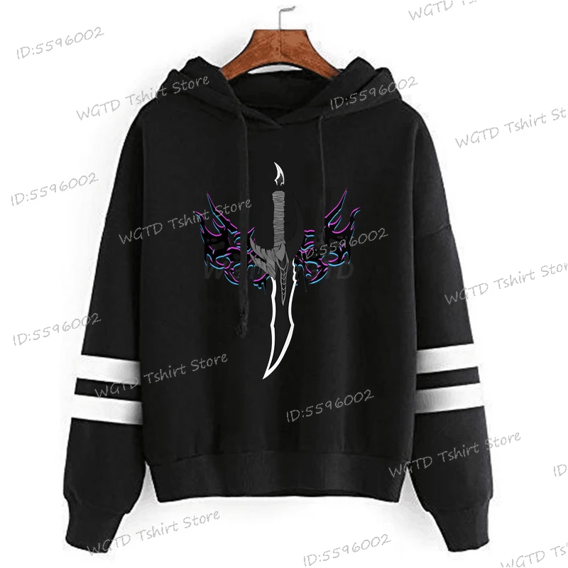 Anime Solo Leveling Fashion Streetwear Hoodie Female/Male Solo Leveling Manga Classic Hoodies Harajuku Male Casual Sweatshirts