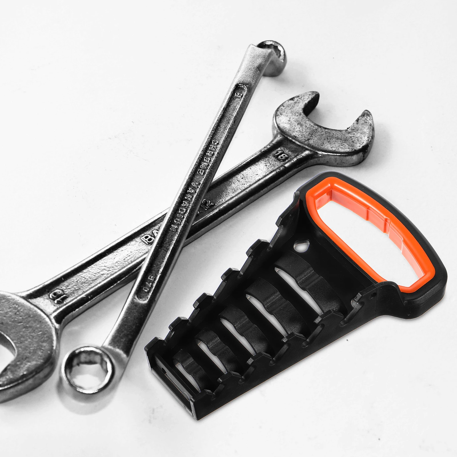

Wrench Storage Rack Container Compartment Two-way Arrangement Tool Organizer Stand Pp Holder Tray Car