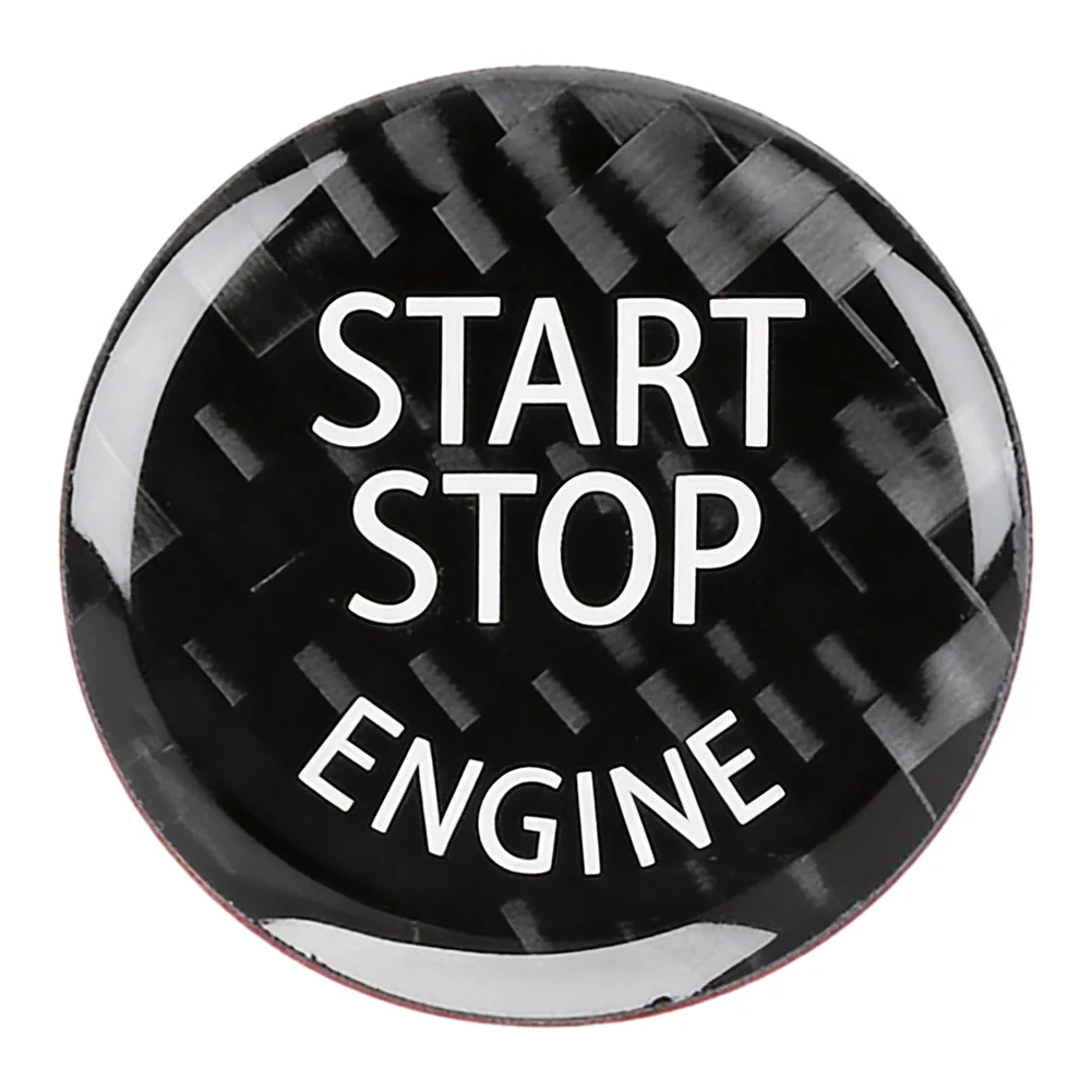 For BMW 1/2/3/4/5/6/7 Series Start Stop Button Car Cap Sticker Exquisite Spare Trim Compact Easy Installation Interior