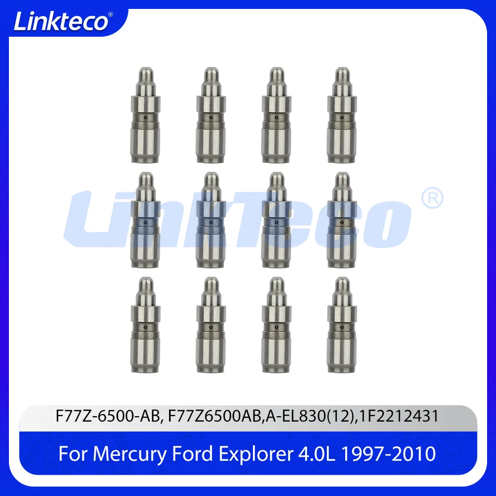 12PCS Hydraulic Lifters For Ford Mustang Explorer Sport Trac Ranger Mazda B4000 Mercury Mountaineer Land Rover LR3 4.0L 97-10