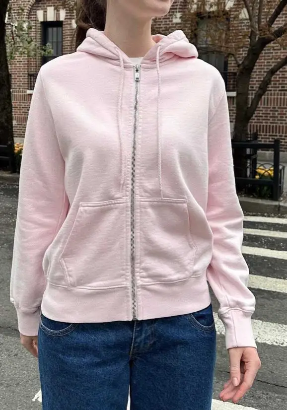 

Women's Clothing 2025 Autumn Winter Y2K Spicy Girl Style Zipper Hooded Sweatshirt Jacket Simple Casual Sports Hoodie Jacket