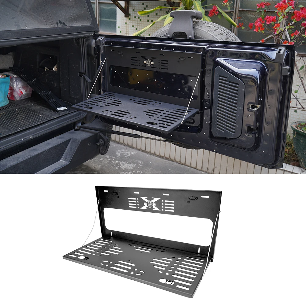 2/4-Door Tailgate Table, for Luggage Storage, Shelf/Load Platform, Designed for Camping, Suitable for 2021-2025 Ford Bronco