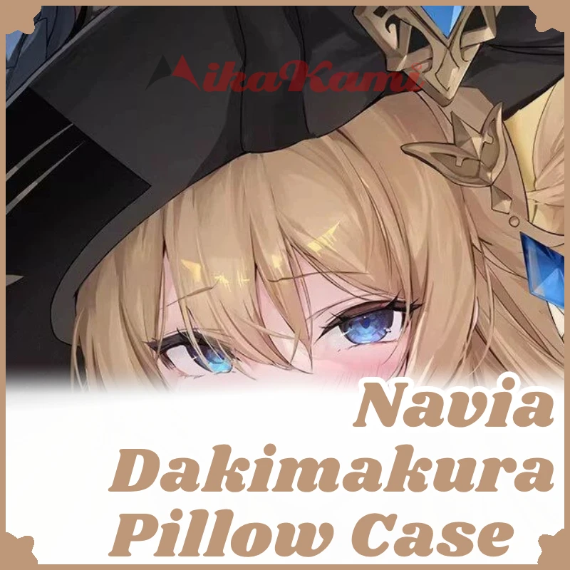 Navia Dakimakura Genshin Impact Game Pillowcase Full Body Hugging Pillow Case Cushion Cover Home Bedding Decor Otaku Gift HMA