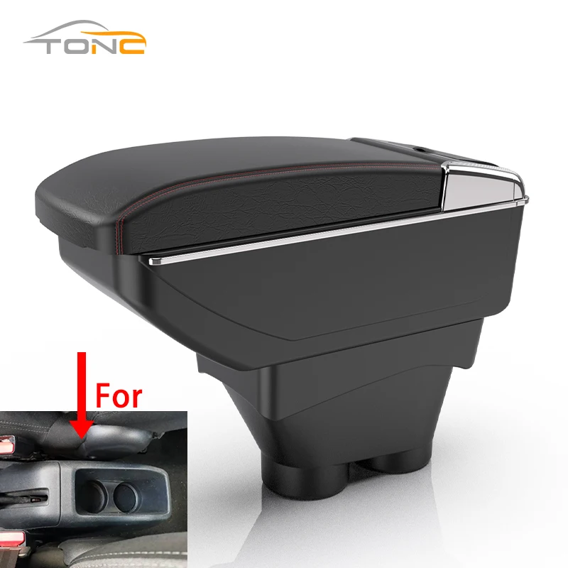 

For Peugeot 208 Armrest Box Storage Box 2012 2013 2014 2015 2016 2017 2018 Auto Parts Interior Center Console Organizer