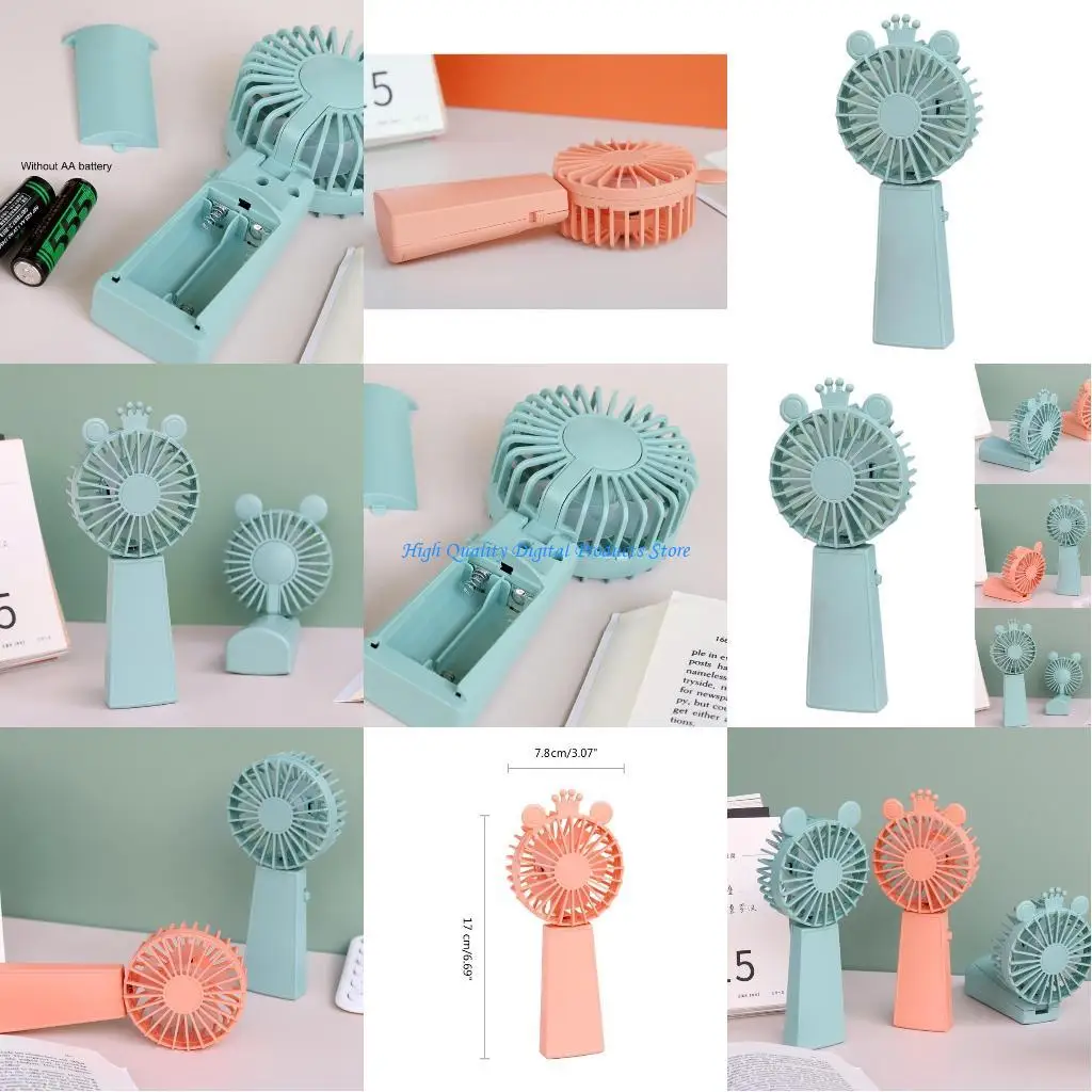

U2JE Desk Fan Handheld Fan Quiet Air-Circulator Fan Fan Lightweight Cooler