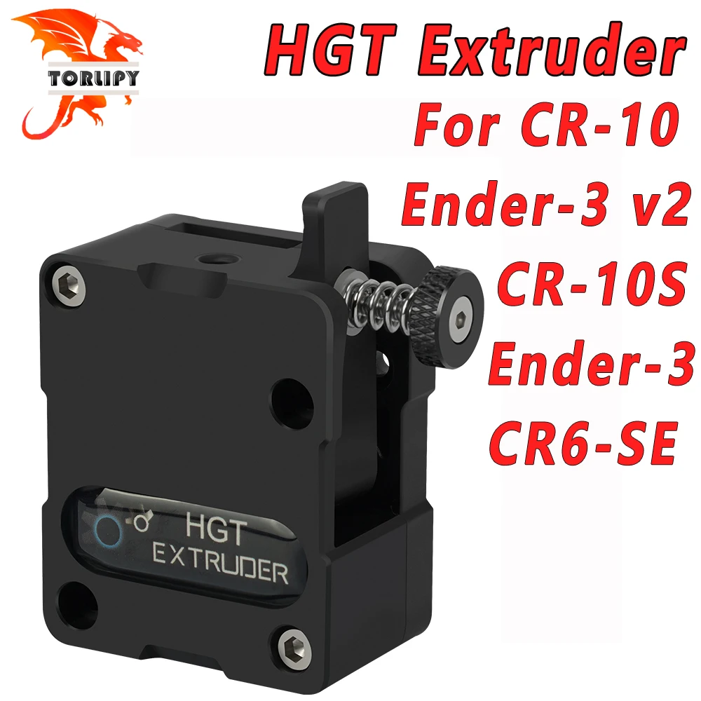 HGT Extruder For Ender 3 Pro Ender 3 V2 Ender-5-6 CR10 CR10S Bowden Dual Drive Mini DDE Dual Drive Gear Extruder Compatible