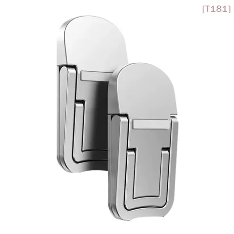 [E] 2 adet dizüstü bilgisayar standı Mini taşınabilir tutucu katlanabilir görünmez dizüstü bilgisayar yükseltici braketi Macbook dizüstü bilgisayar standı soğutma tutucu