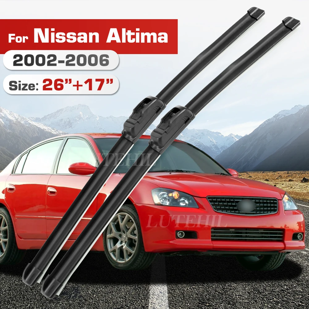 

Стеклоочиститель для Nissan Altima 2002-2006 2003 2004 2005 передние щетки лобового стекла щетка для лобового стекла 26 "+ 17"