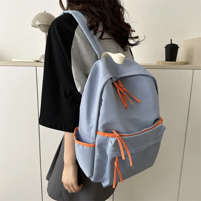 Men\'s Minimalist High-Capacity Travel Backpack, Female High School Student Leisure Personalized Minimalist Backpack