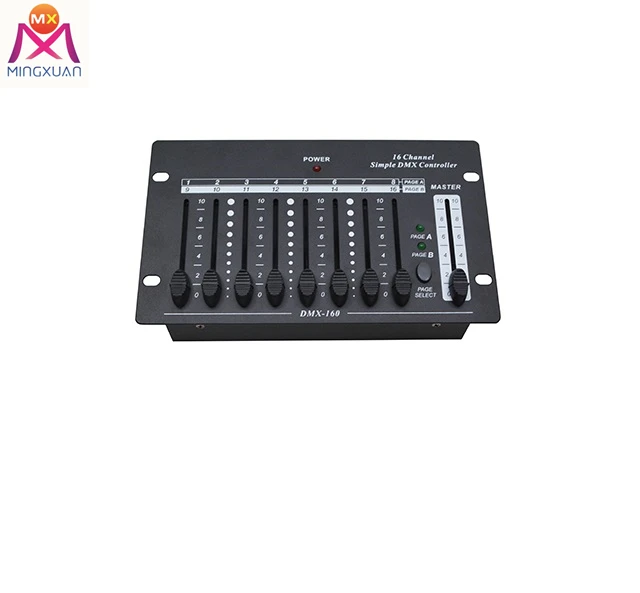 DMX 16 channel simple console dmx 512 Lighting Console for Dmx Light Console Dimmer Controller