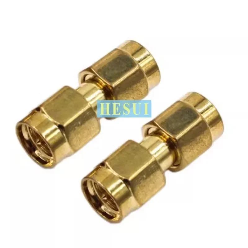 SMA Connector Male to rotating connector RF coaxial connector male double pass inner screw inner needle adapter
