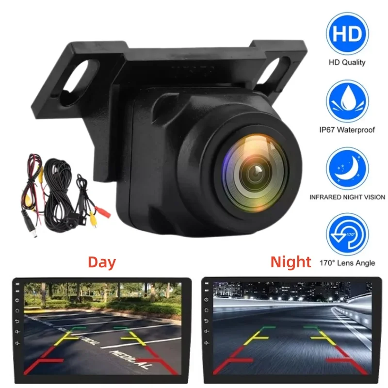 1080P Car Rear View Camera 170° Wide Angle Adjustable Anti-Interference Night Vision Waterproof Auto Parking Backup Camera New