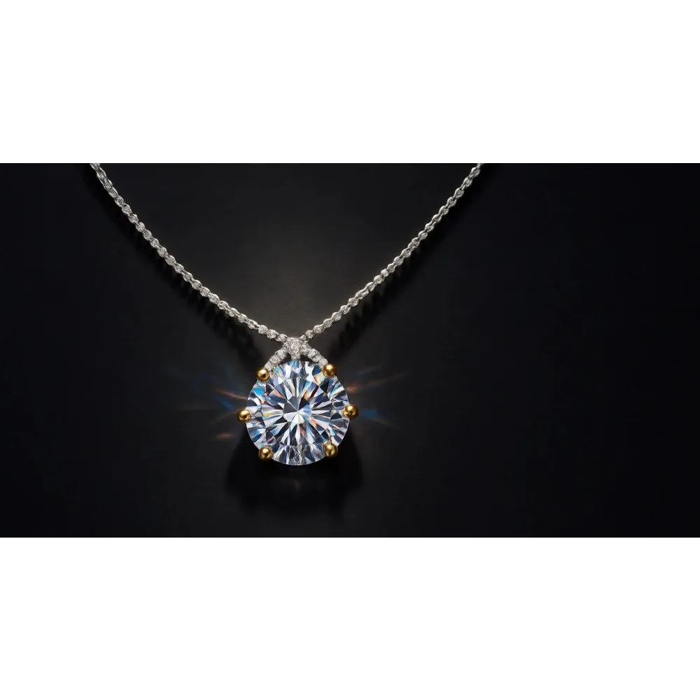 

Круглые серьги-пусеты с имитацией бриллиантов 4-9 мм, 0.6-6 карат, серебро 925 пробы с покрытием из белого золота, VVS D-F