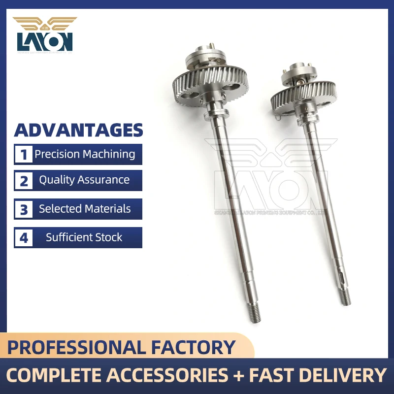 

LAYON 1/2PCS G2.030.201 R2.030.207 MV.101.755/02 MV.022.730 01 Gear Shaft for Heidelberg SM52 Press Stainless Steel Spare Part