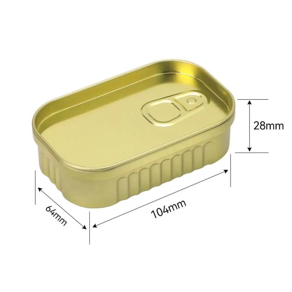 Portable Tinplate Metal Tin Box Novelty Compact Pill Cases Vintage Jewelry Holder Travel