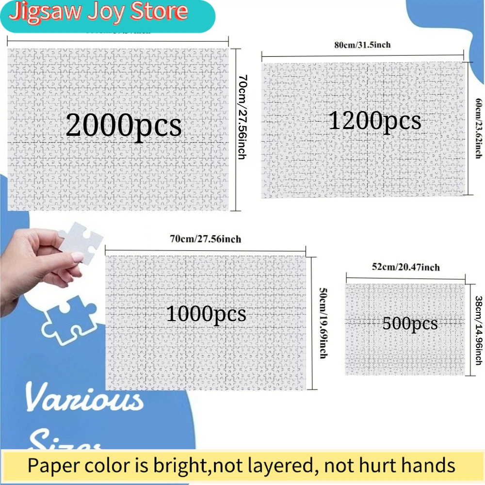 500/1000/1200/2000피스 잭 스켈링턴 & 친구들 스푸키 직소 퍼즐 |   내구성이 뛰어난 프리미엄 종이, 불안 완화 및 치료에 이상적