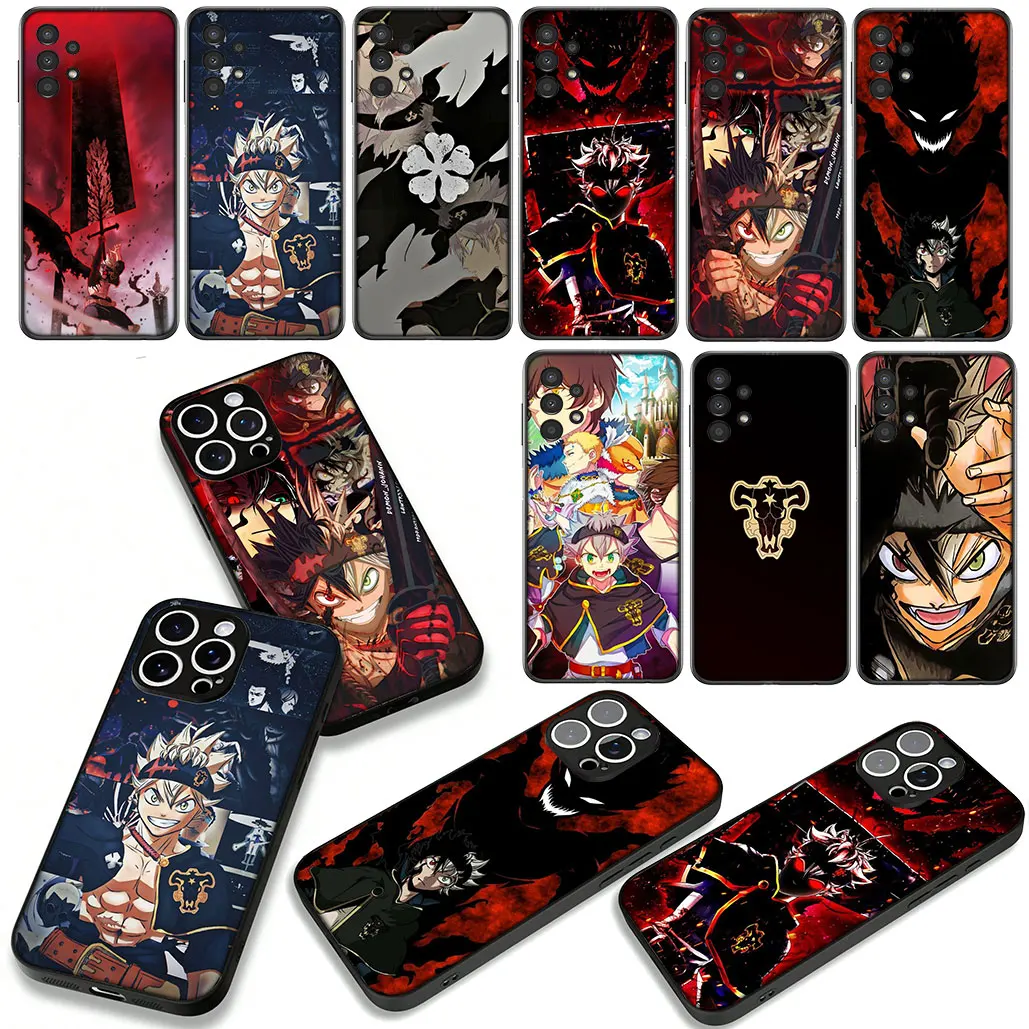 Чехол для телефона Black Clover Case для OPPO A40 A60 A80 A18 A16 A17 A38 A78 A79 A54 A57 A58 5G A3 Pro A96 A15 A12 Корпус Чехол для телефона Black Clover Case для OPPO A40 A60 A80 A18 A16 A17 A38 A78 A79 A54 A57 A58 5G A3 Pro A96 A15 A12 Корпус