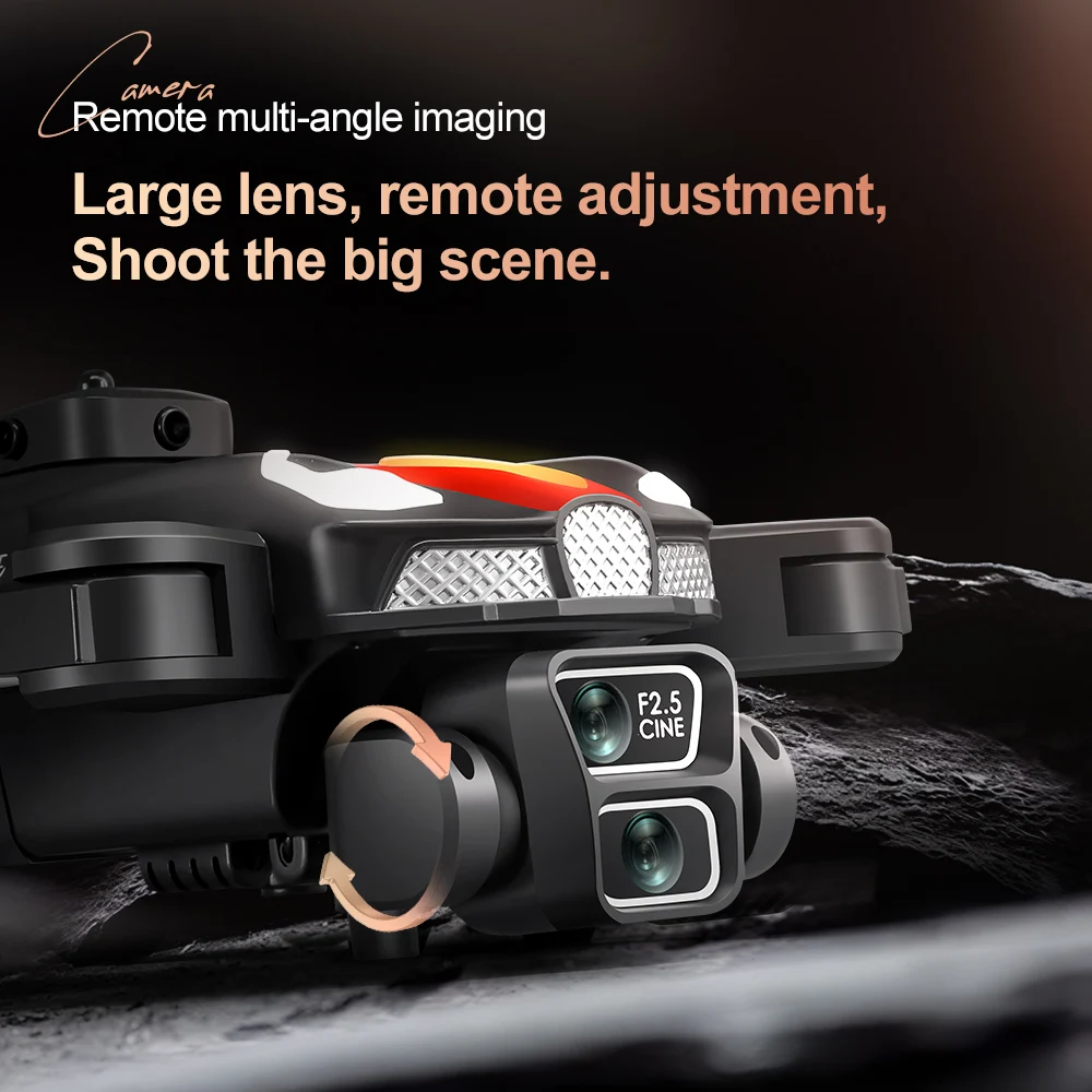 طائرة بدون طيار KBDFA V192 احترافية 8K HD كاميرا مزدوجة FPV محرك بدون فرشاة تدفق بصري تحوم تجنب العوائق أربعة محاور RC بدون طيار