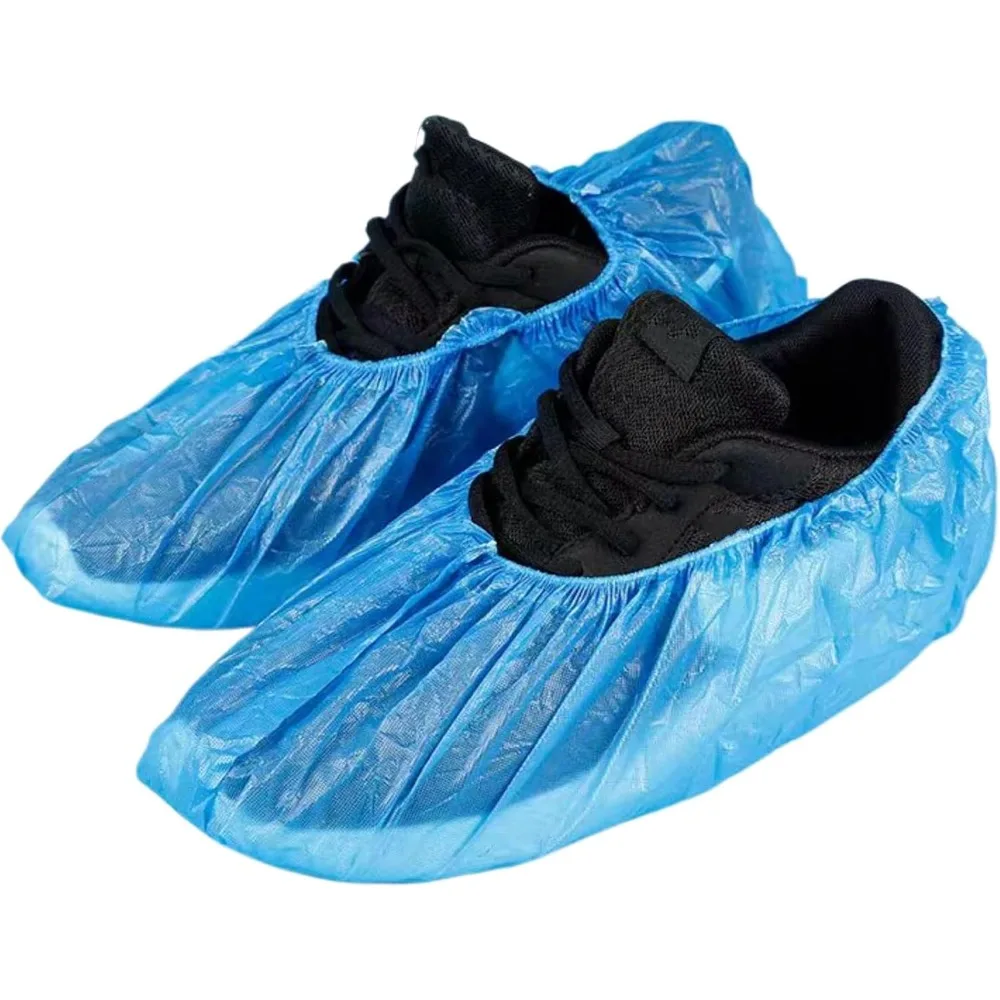 Reusable Shoe Covers – 8 Pairs, Waterproof & Non-Slip, Machine Washable, Large
