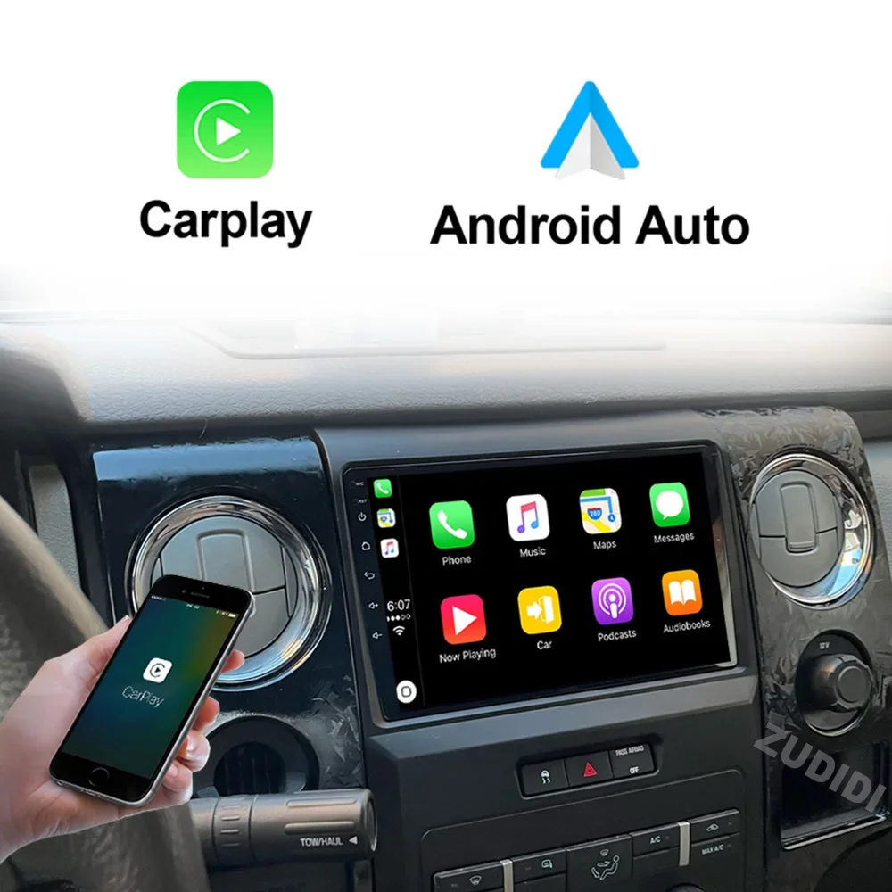 Rádio do carro Android 13 para Ford, Leitor multimídia automático, Carplay estéreo, Navegação GPS, DVD, F150, P415, Raptor, 2008-2014, 8G, 128G