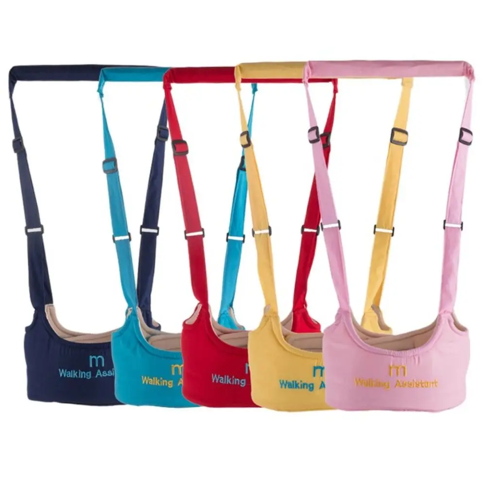 Breathable Adjustable Baby Walking Harness Anti-fall Stand Up Walking Helper Protective Easy-to-Wear Assistant Belt for Toddler
