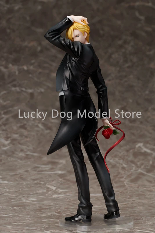 FREEing Original:Statue and ring style BANANA FISH Ash Lynx 1/7 PVC Action Figure Anime Figure Model Toys Collection Doll Gift